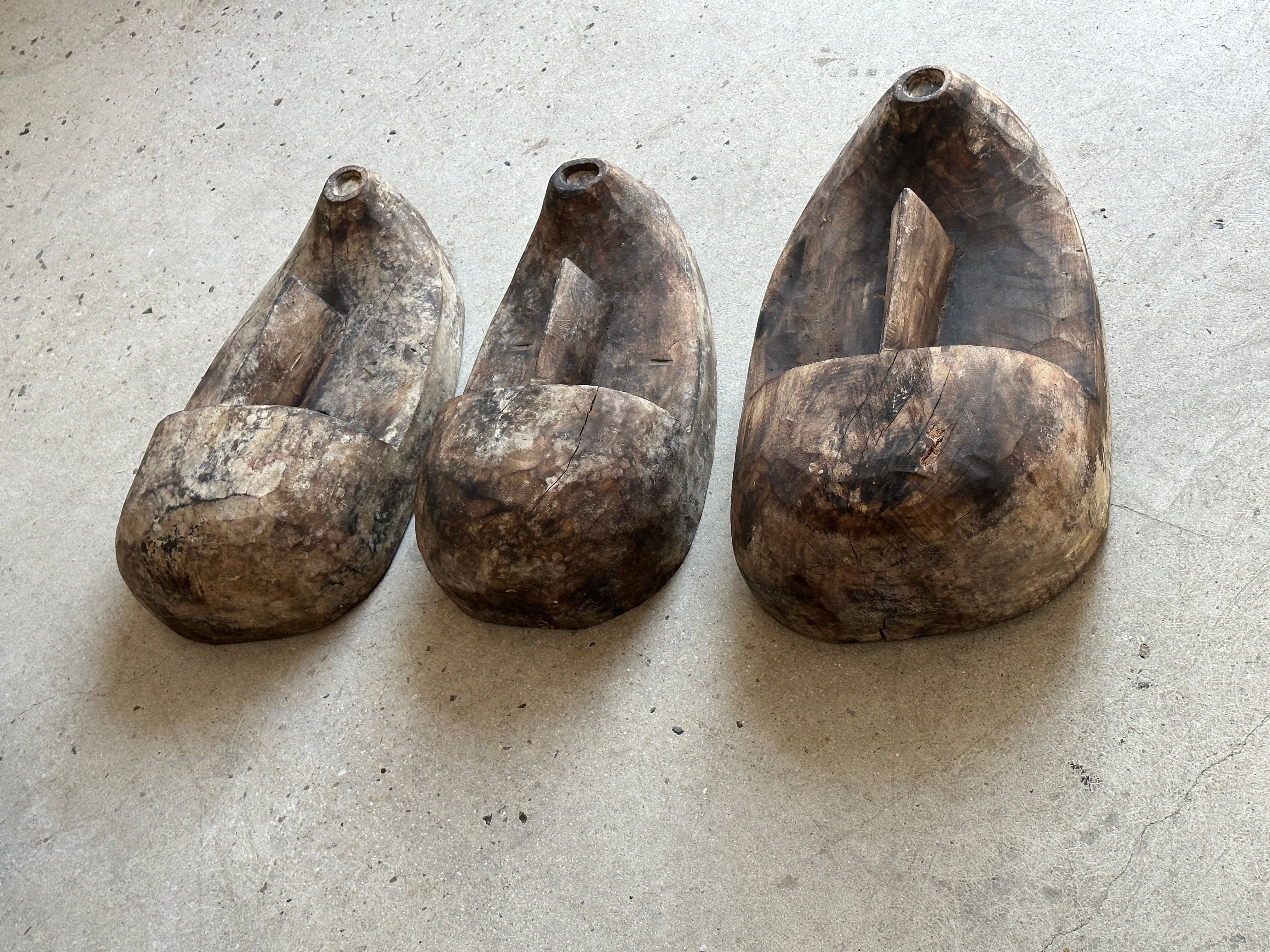 Office Objets – wholesale Skulptur – Stor Timor-mask i patinerat trä, höjd ca 50 cm (3 stycken)29