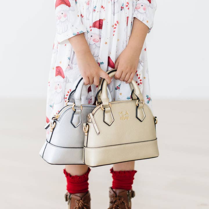 Mila & Rose - Wholesale Crossbody Bag - Kids - Gold Metallic Girl's Crossbody Purse2