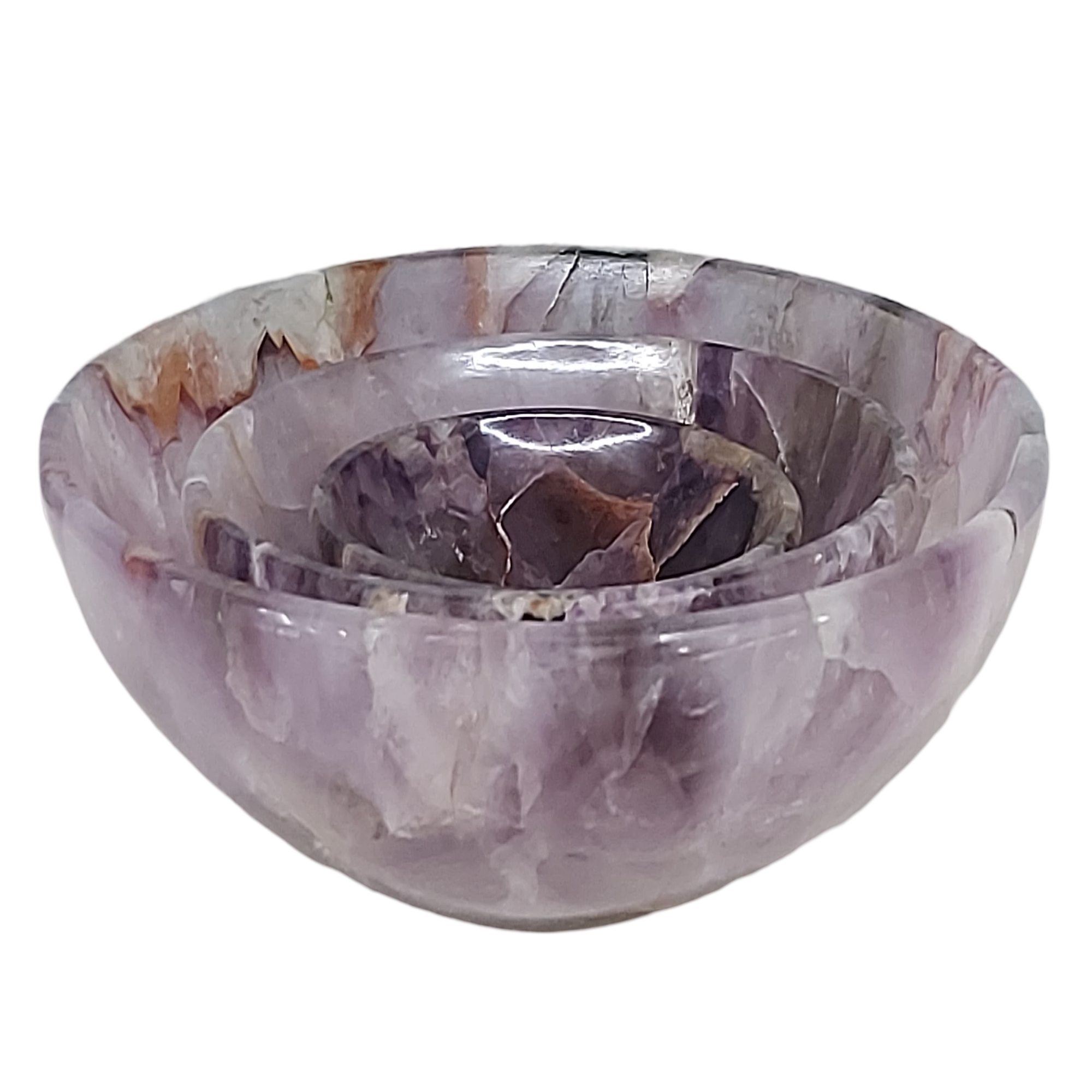 Serein Wellness - Wholesale Crystal Charging Plate - Amethyst Crystal Bowl Gemstone Charging Healing Bowl6
