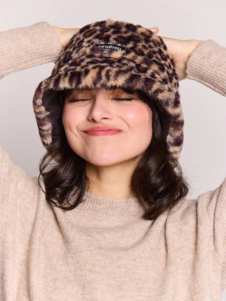 Bob the Bob Faux Fur Leopard for wholesale by Hindbag