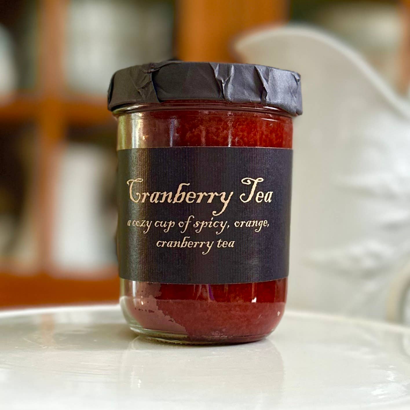 Black Label Candles - Wholesale Jar/Filled Candle - Cranberry Tea | 16oz Mason Jar1