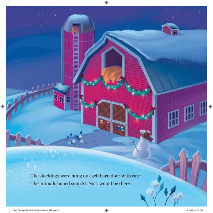 Sourcebooks - Wholesale Book - Kids - 'Twas the Night Before Christmas on the Farm (hardcover)
