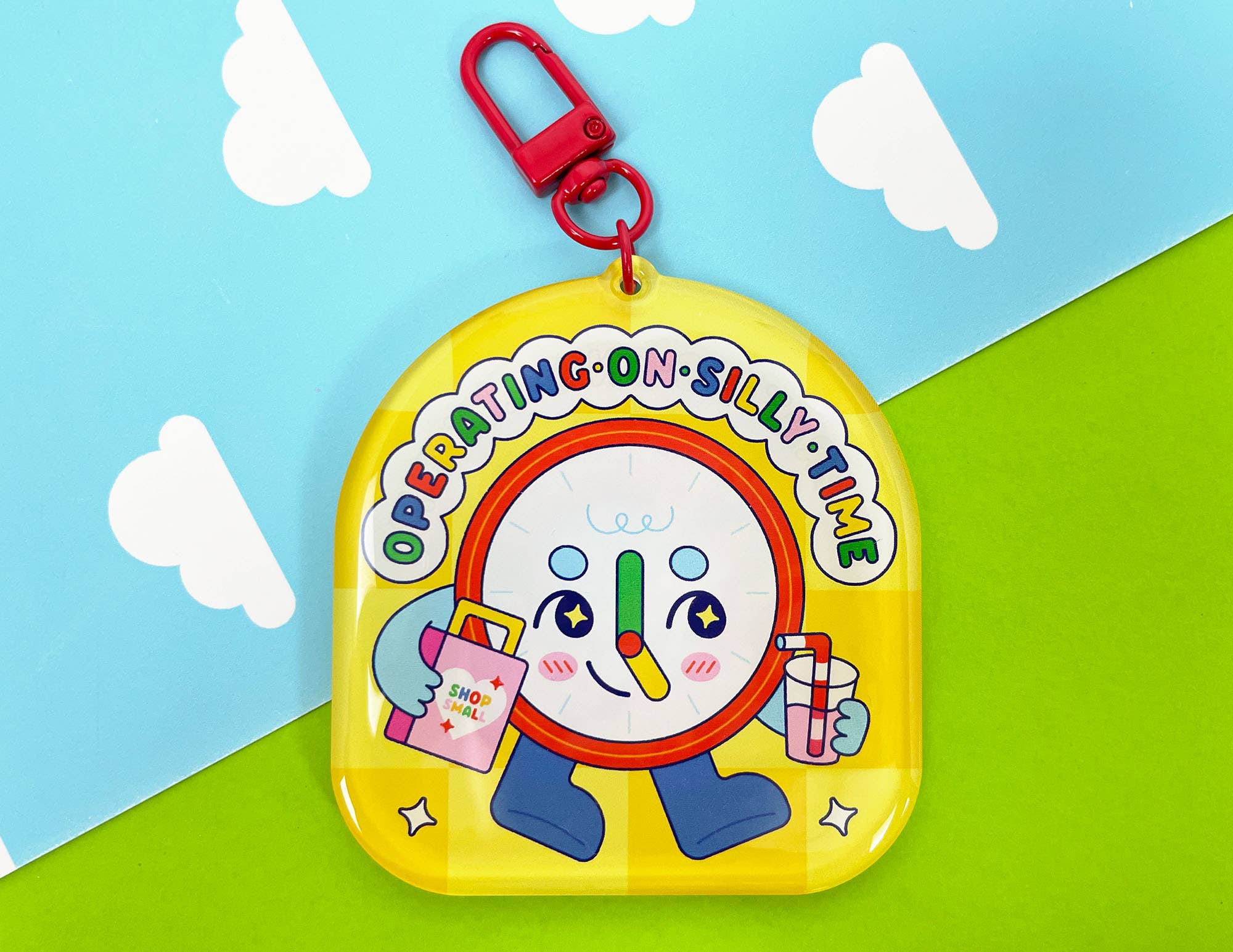 Kidnichols - Wholesale Keychain - Women's - Operating on Silly Time Acrylic Keychain | Kidcore1