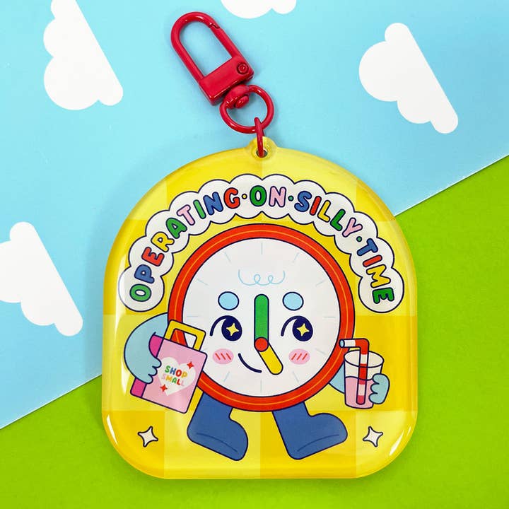 Kidnichols - Wholesale Keychain - Women's - Operating on Silly Time Acrylic Keychain | Kidcore1