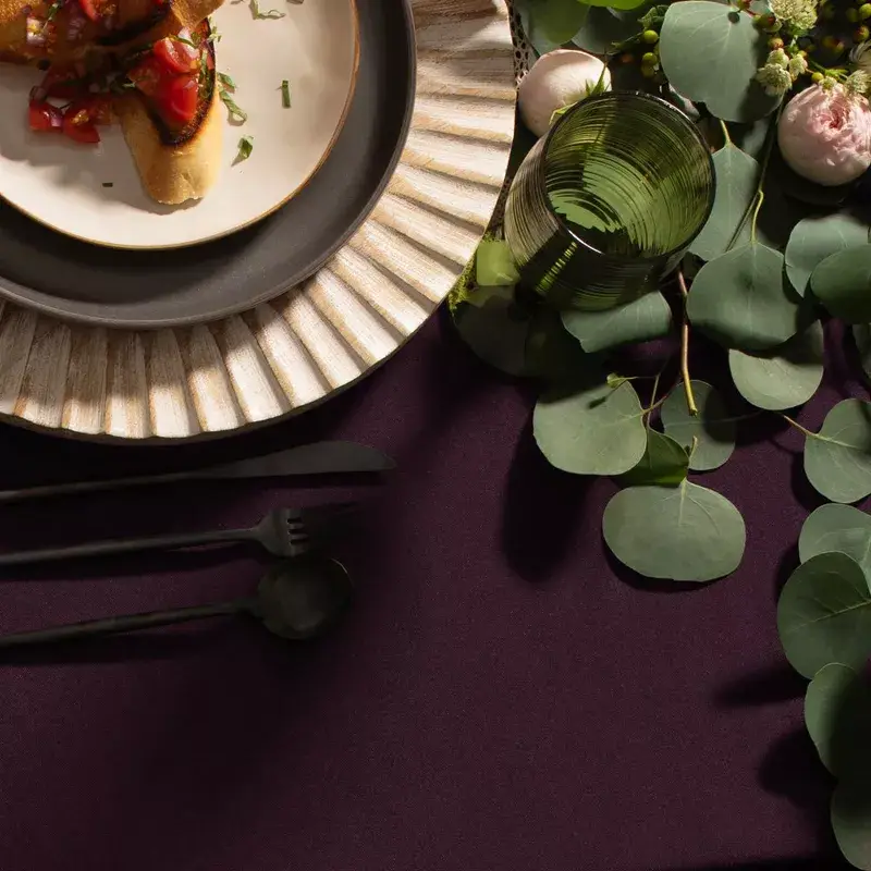 Gee Di Moda - Wholesale Tablecloth - Heavy Duty Washable Polyester Rectangle Tablecloth38