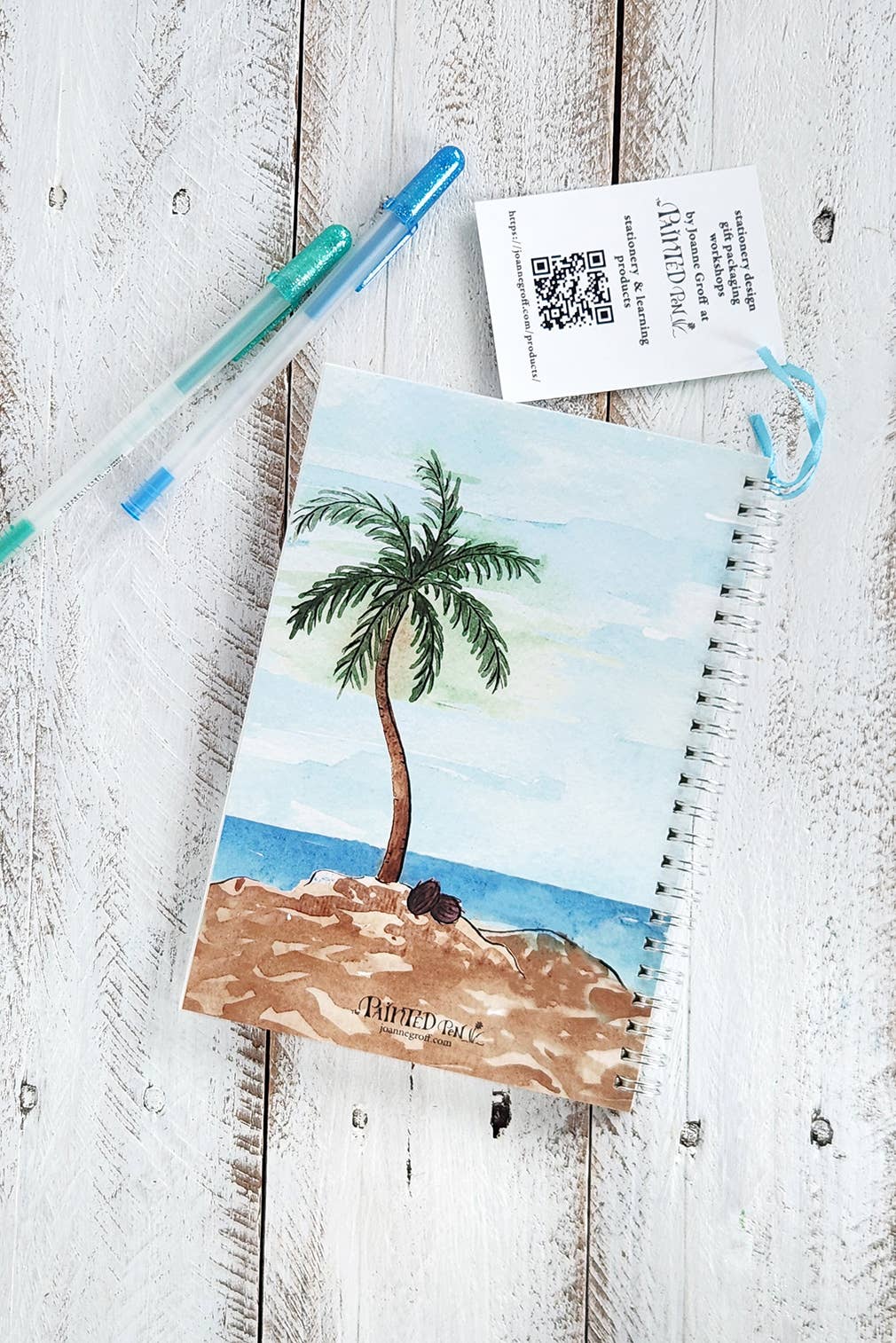 The Painted Pen - Wholesale Notebook - Summer Notebooks with Watercolor Cover Designs5