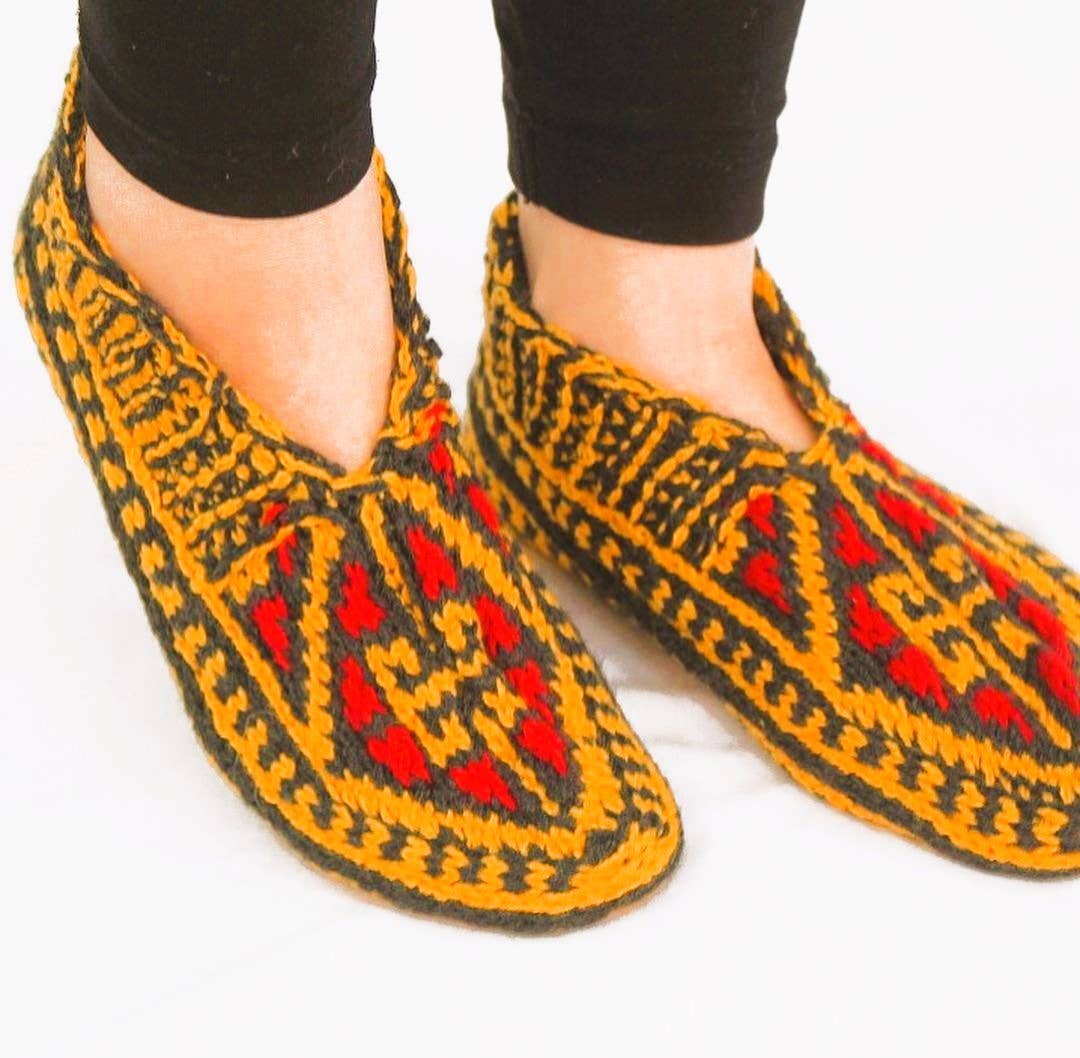 SONNATI - Wholesale Sock Slippers - Unisex - Unisex Wool House Sock Slipper - Brand Name: Zoe (SK 84)21