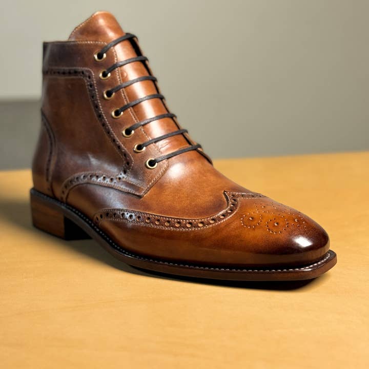 A Crista das Terras Altas — Botas brogue (biqueira em asa) por atacado de The Royale Leather