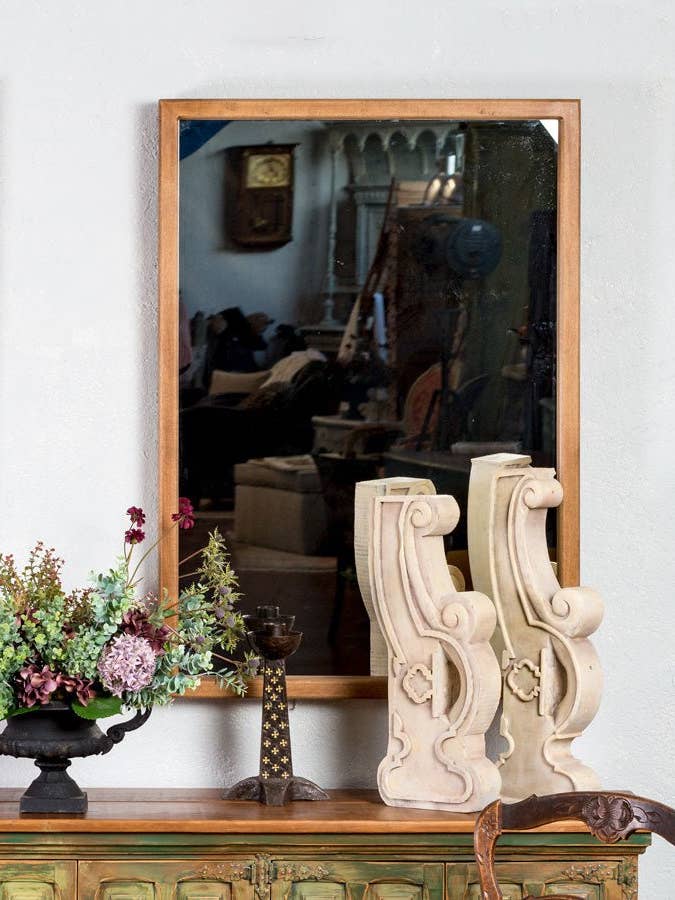 Miroir ancien La Hêtraie II pour la vente par Antique Arte y Decoración