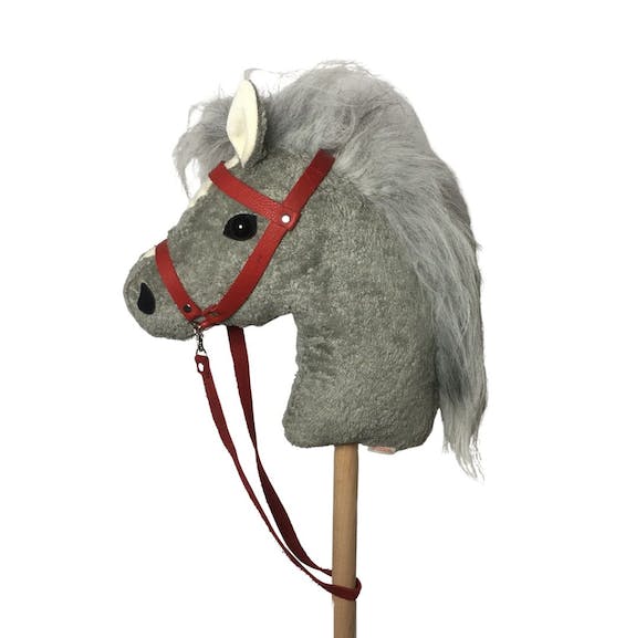 Pat & Patty - Wholesale Stuffed/Plush Toy - Kids & Baby - Organic eco children's hobby horse “Gandalf” /STEGG-5001
