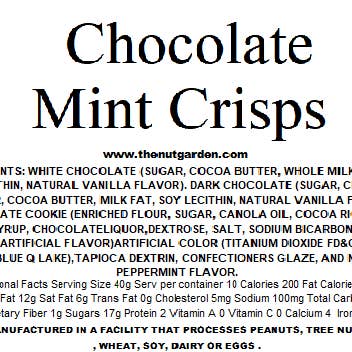 The Nut Garden, Sweetables, Utah Truffles - Wholesale Cookie - Mint Chocolate Cookie Bites (12 oz)
