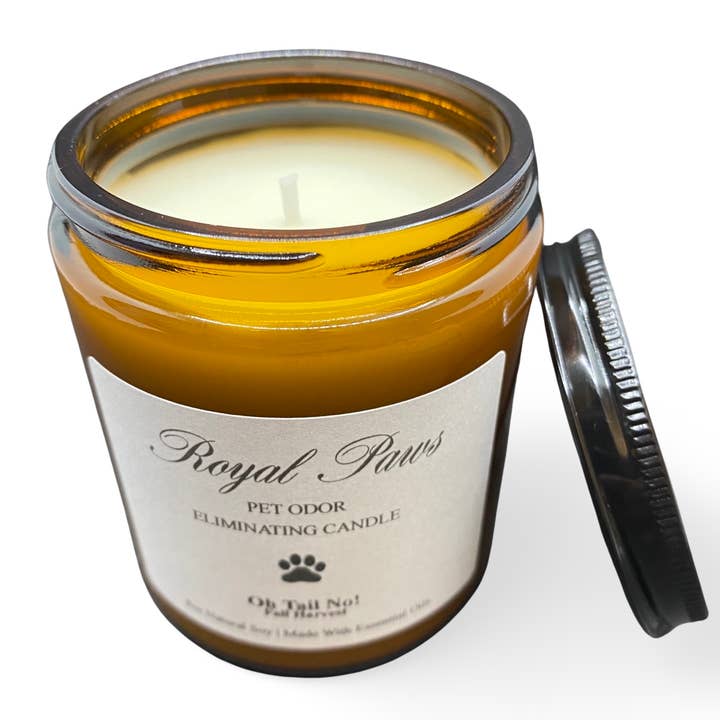 Royal Paws Club - Wholesale Jar/Filled Candle - Scented Pet Odor Eliminating Candle3
