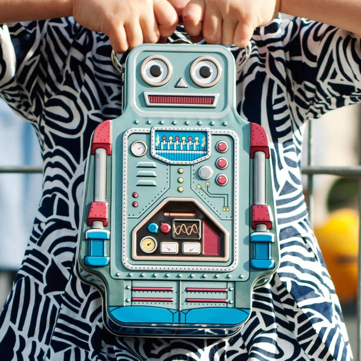 Robot Lunchbox for wholesale by Luckies of London