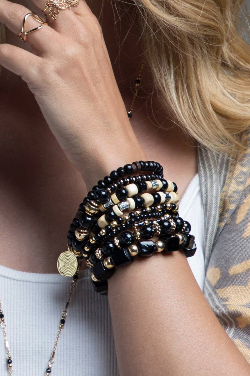 Urbanista - Wholesale Beaded bracelet - Mixed Bead Bracelet Set1