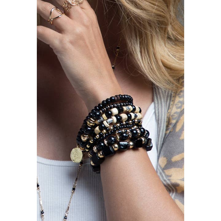 Urbanista - Wholesale Beaded Bracelet - Mixed Bead Bracelet Set1