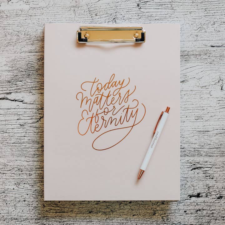 Today Matters for Eternity Padfolio for wholesale by The Daily Grace Co