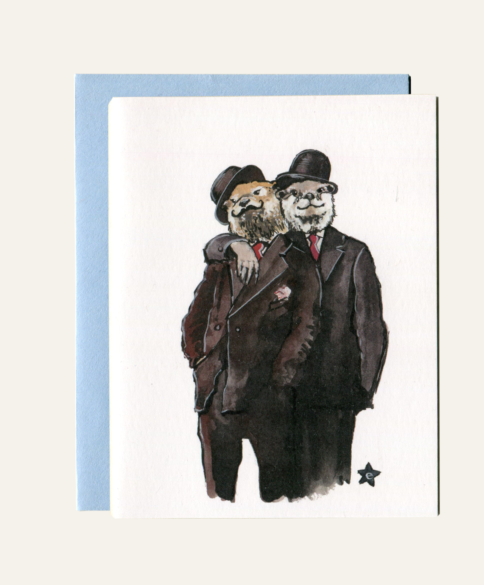 Darling Illustrations - Wholesale Love Card - No Otter Like You - Notecard4