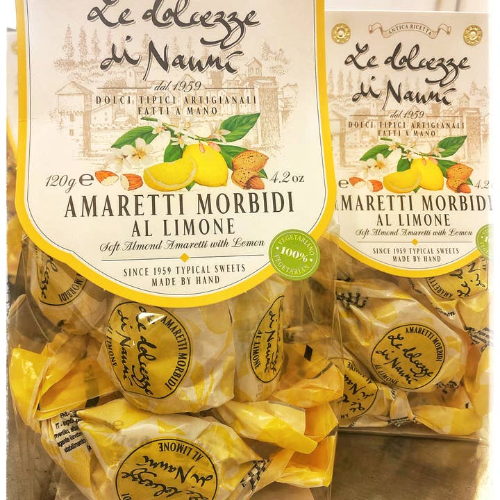 Le Dolcezze di Nanni - Vente Biscuits - 2852 macarons moelleux au citron fabriqués en Italie avec amour1