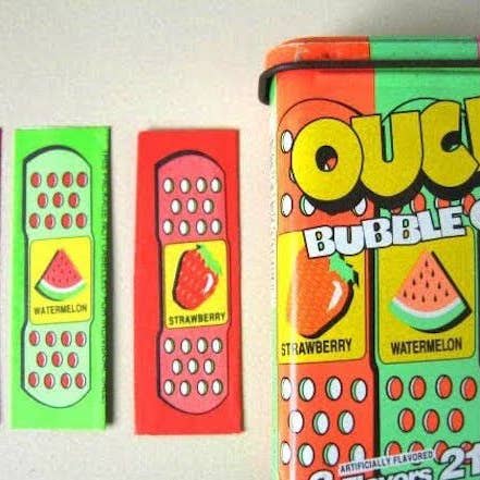 Ouch Bubble Gum 12 Ct 0.24 Oz Tray for wholesale by Long Island Candy Factory