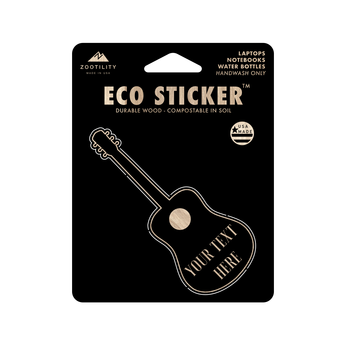 Zootility - Venta al por mayor Pegatina - Pegatina ecológica personalizada100