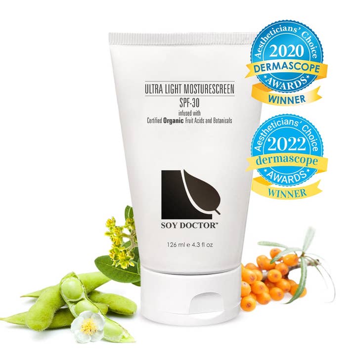 NATPURE Clinical Skin Care - Wholesale Sunscreen - Soy Doctor® Ultra Light Moisture Screen SPF 30