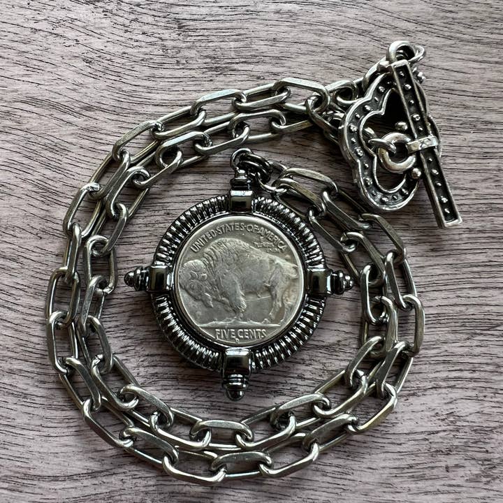 Chasing Cherubs - Wholesale Pendant/Charm Necklace - Buffalo