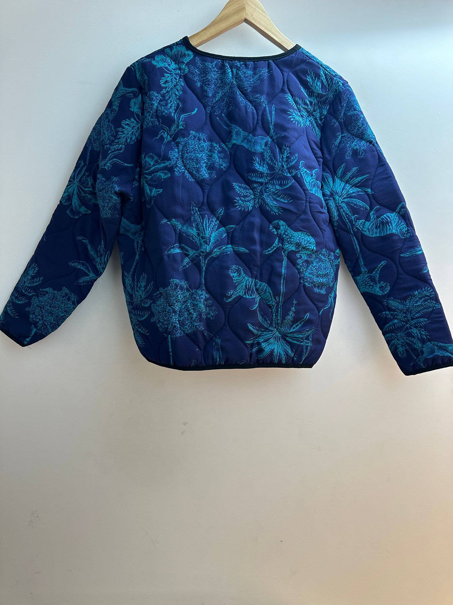 LORIANE – wholesale Jacka - Dam – 24305A tryckt jacka med spets en storlek   2