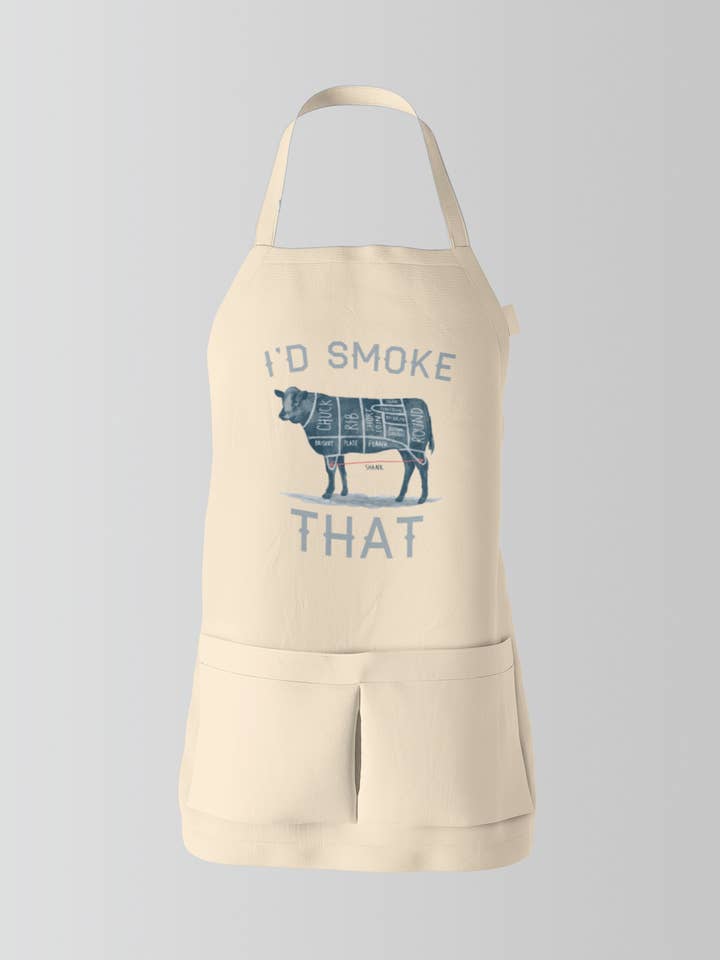I'd Smoke That Apron for wholesale by Hunt Hook Eat