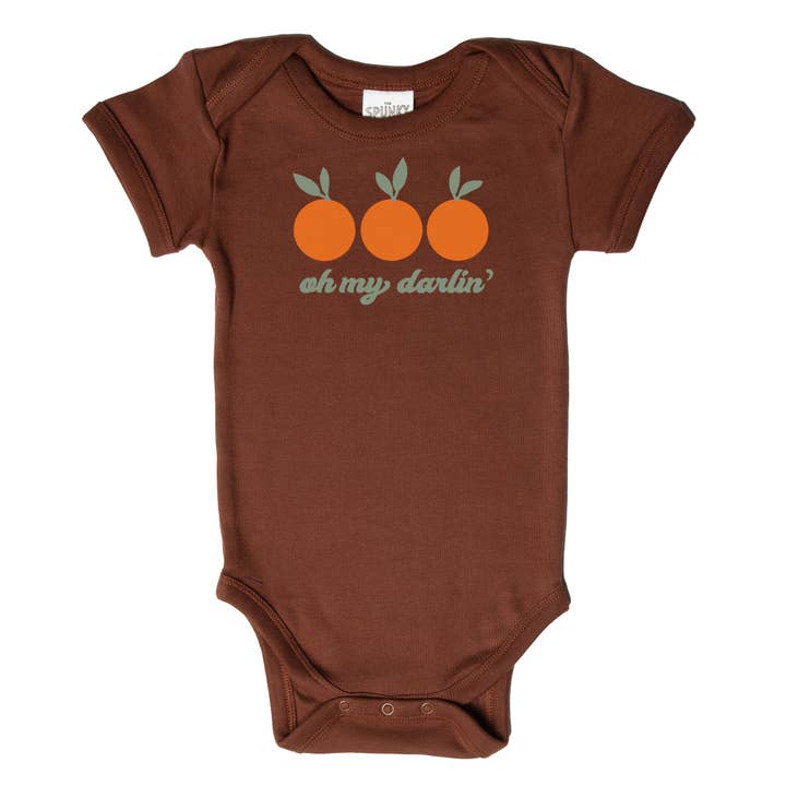 Spunky Stork - Wholesale Bodysuit (Non-Footed) - Baby - Oh My Darlin' Clementine Organic Baby Bodysuit Toddler Shirt5