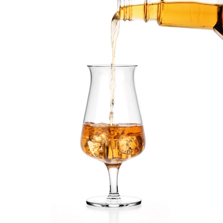 TEALYRA / LUXBE - Vente Verres à cocktail/alcool - Luxbe - Verres à whisky Bourbon Cristal Snifter, 8,5 oz2