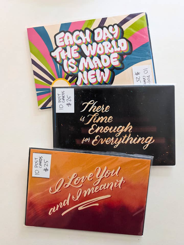 Postcard Sets for wholesale by Doodle Me Alive