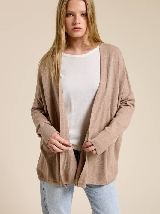 Kaschmir-Mix Gemütliche Drapierung Strickjacke für den Großhandel von Charlotte Avery