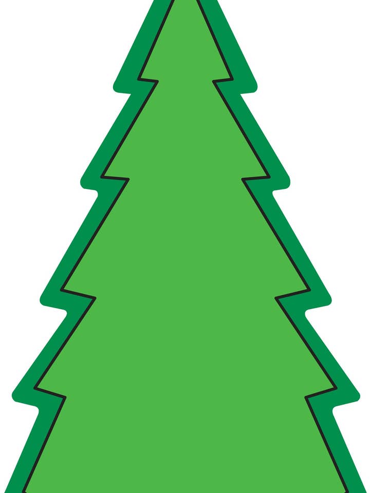 SHAPES ETC. Large Notepad - Fir Tree for wholesale by Creative Shapes Etc.
