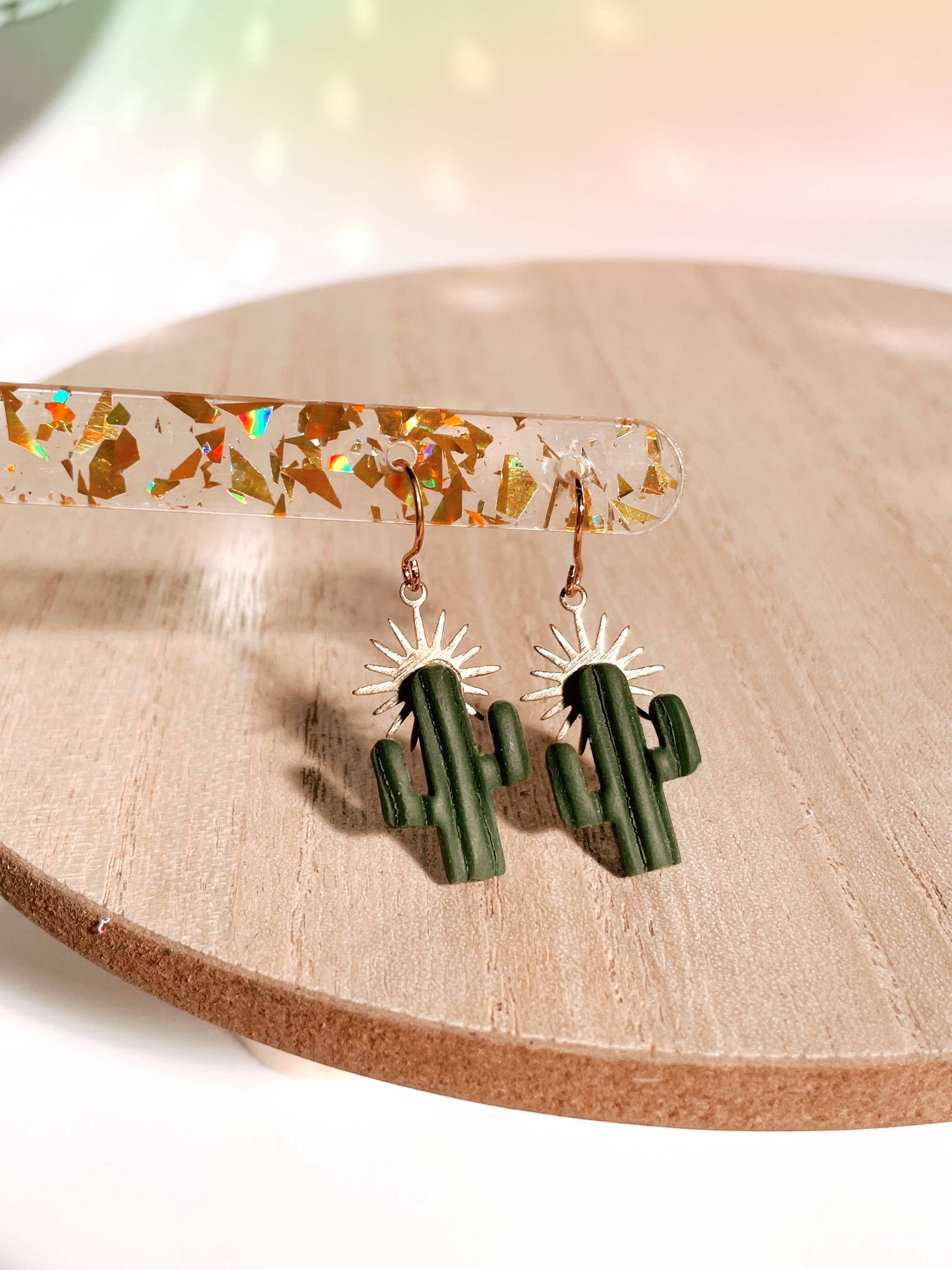 Golden Hour Designs - Wholesale Dangle Earrings - Sahara Sunrise Earrings - Boho, Desert, Cactus, Western4