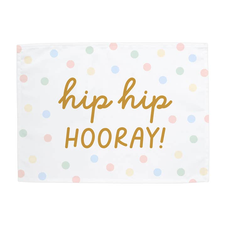 Hip Hip Hooray Banner for wholesale by Hunny Prints