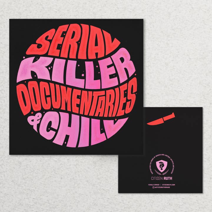 Citizen Ruth - Wholesale Love Card - Serial Killer Documentaries and Chill card