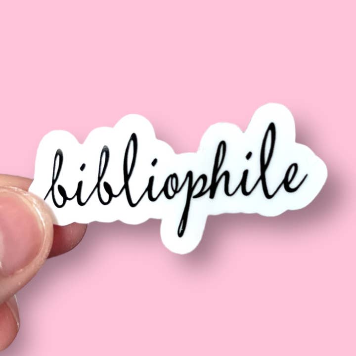 Autocollant Bibliophile pour la vente par Desert Stickers