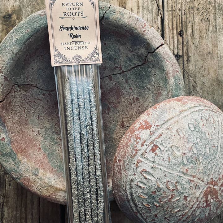 ReturnToTheRoots – wholesale Rökelse – FRANKINCENSE Handrullad Hantverksrökelse av Harts 5-pack6