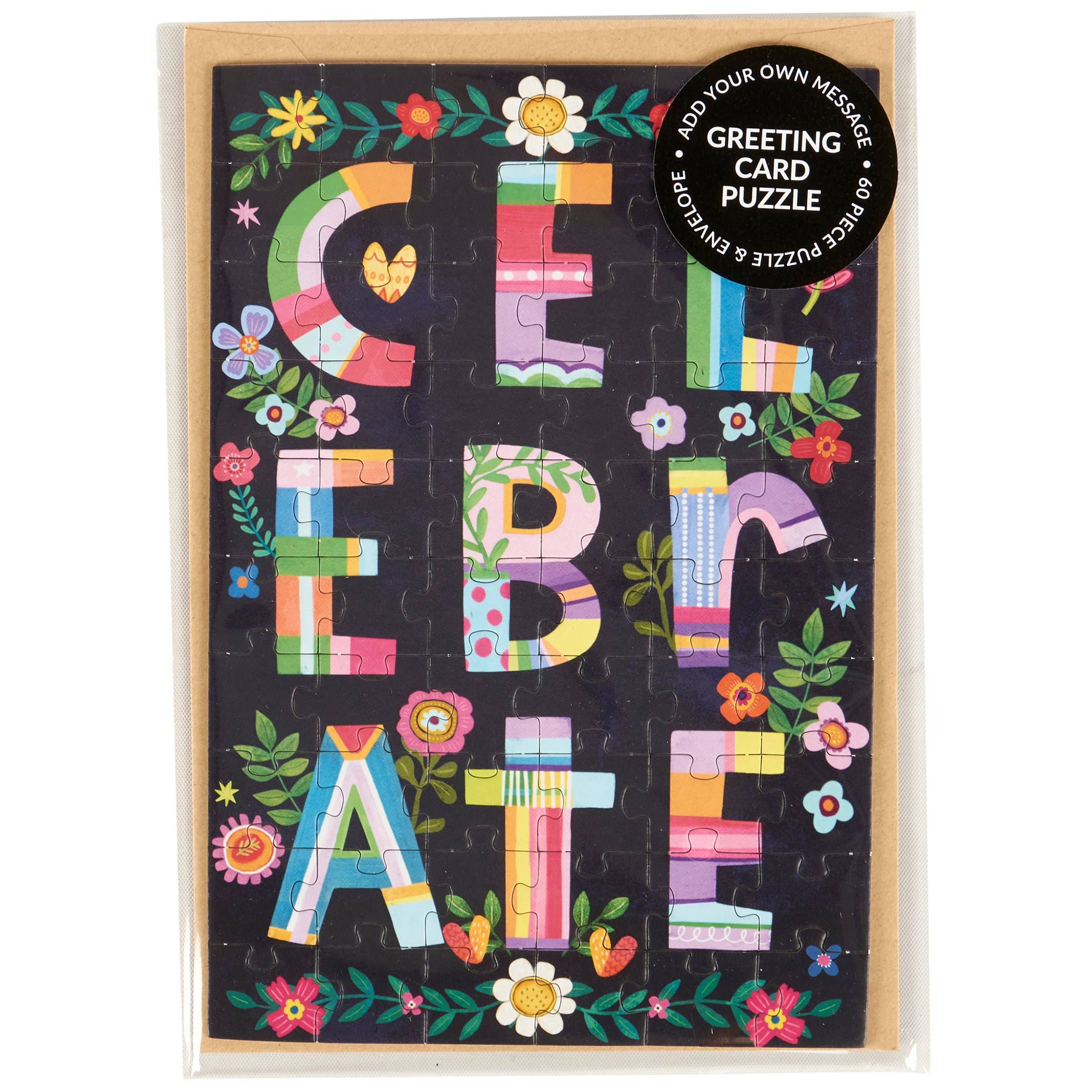 Primitives by Kathy - Wholesale Everyday Greeting Card - Celebrate Puzzle Card3