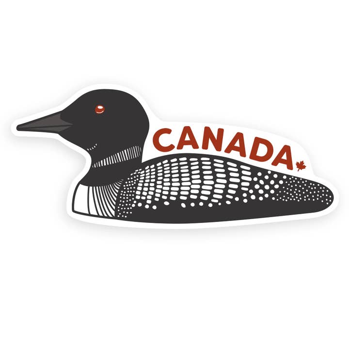 Autocollant de Plongeon du Canada pour la vente par The Handcrafted Story