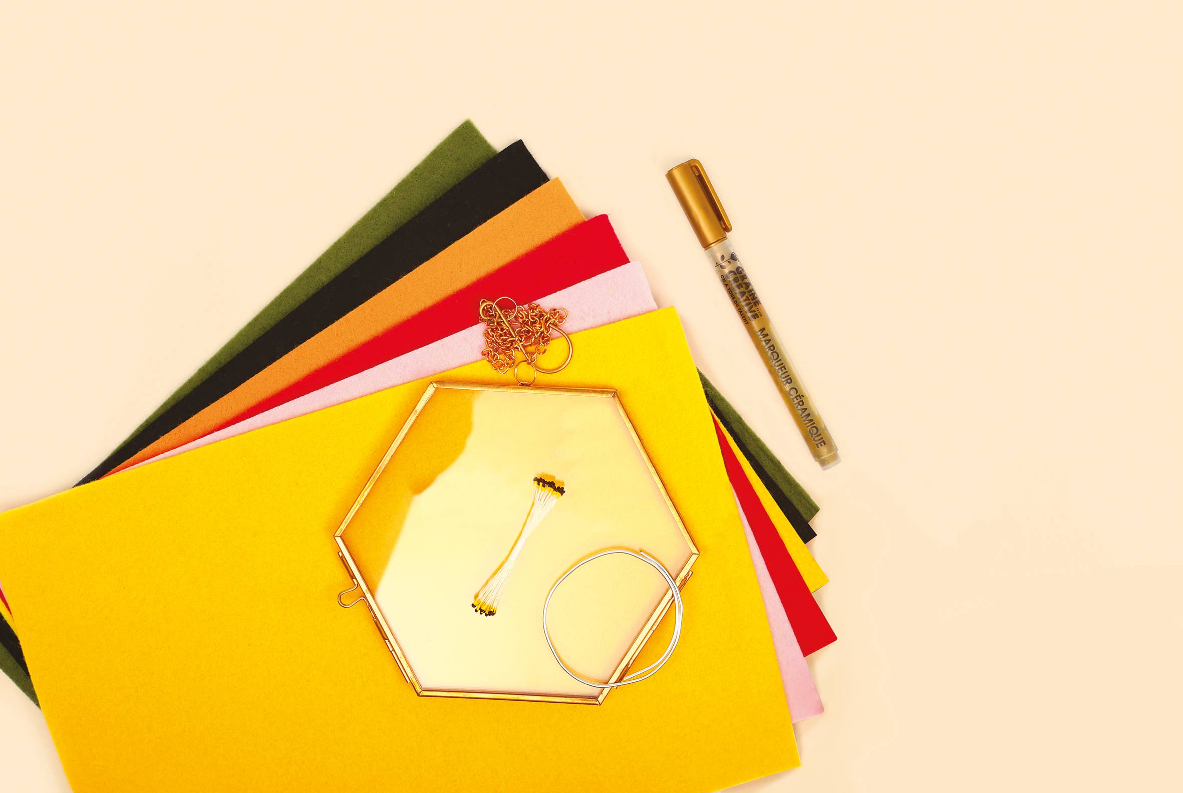 Graine Créative - Vente Kit de bricolage - KIT DIY DECO CADRE FLEURI6