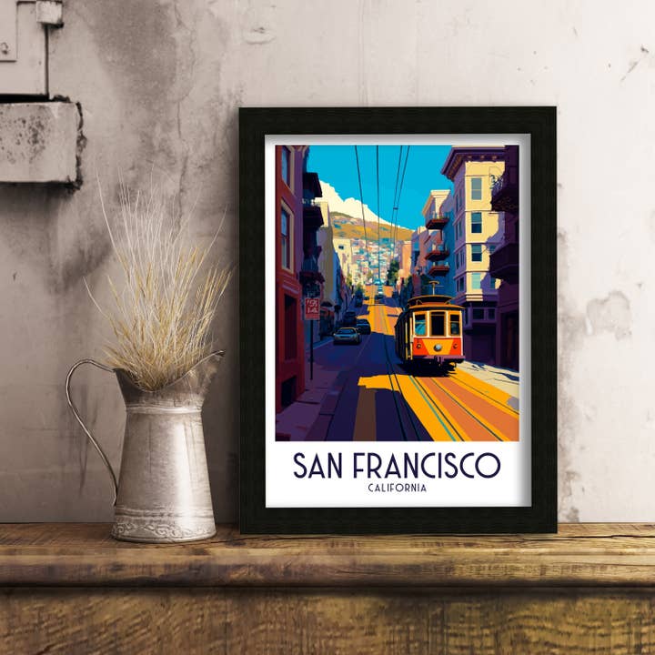 InkNPrintz – wholesale Poster – San Francisco Travel Poster2