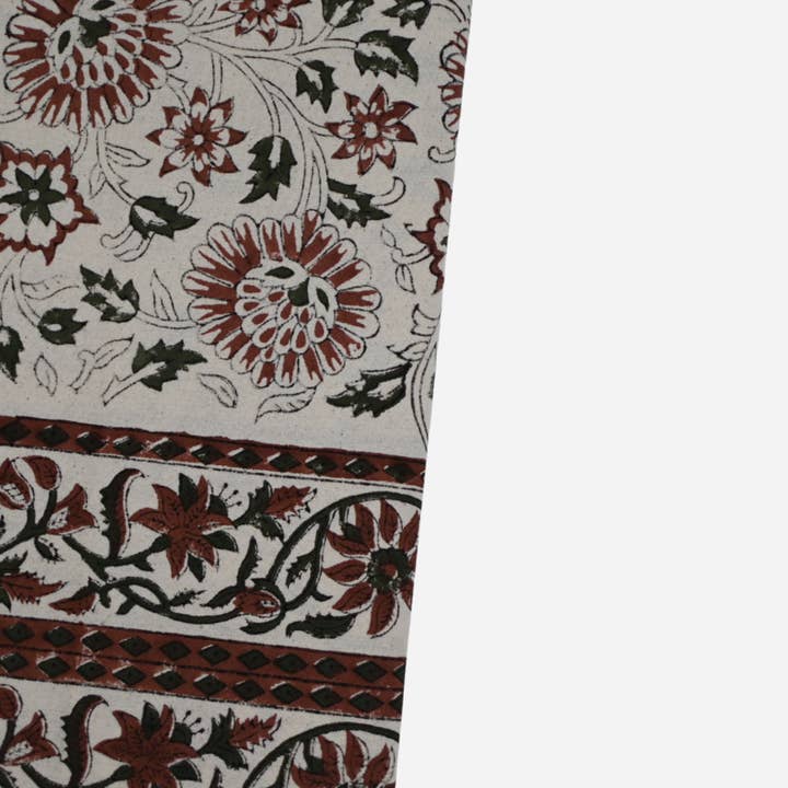 Thread To Form – wholesale Tablecloth – Lana Floral Block Print Tablecloth2