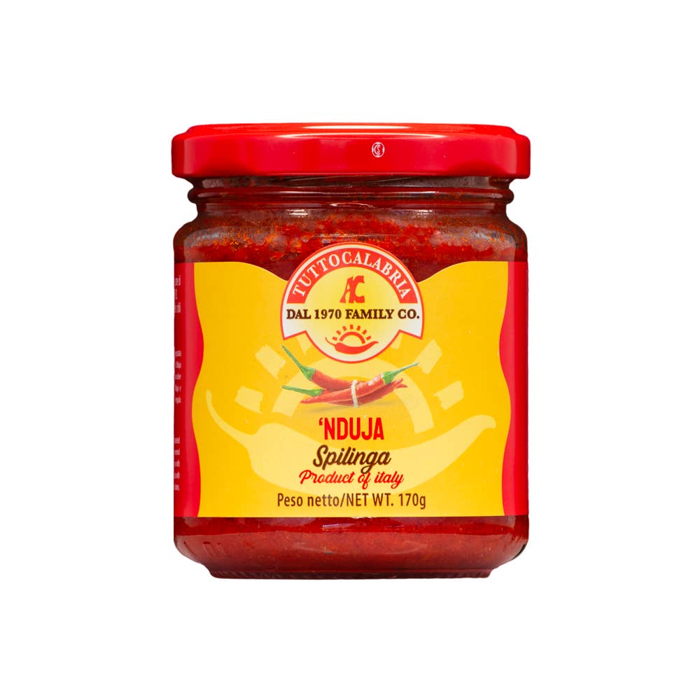 TuttoCalabria - Wholesale Hot Sauce - Nduja di Spilinga Calabrian, spicy spreadable sausage
