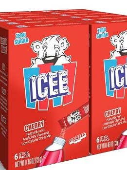 Drink Mix - Singles to Go - Zero Sugar Icee Cherry for wholesale by iSweet.ca