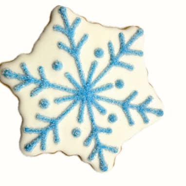 Blå På Vit Snöflinga för wholesale av The Frosted Baker