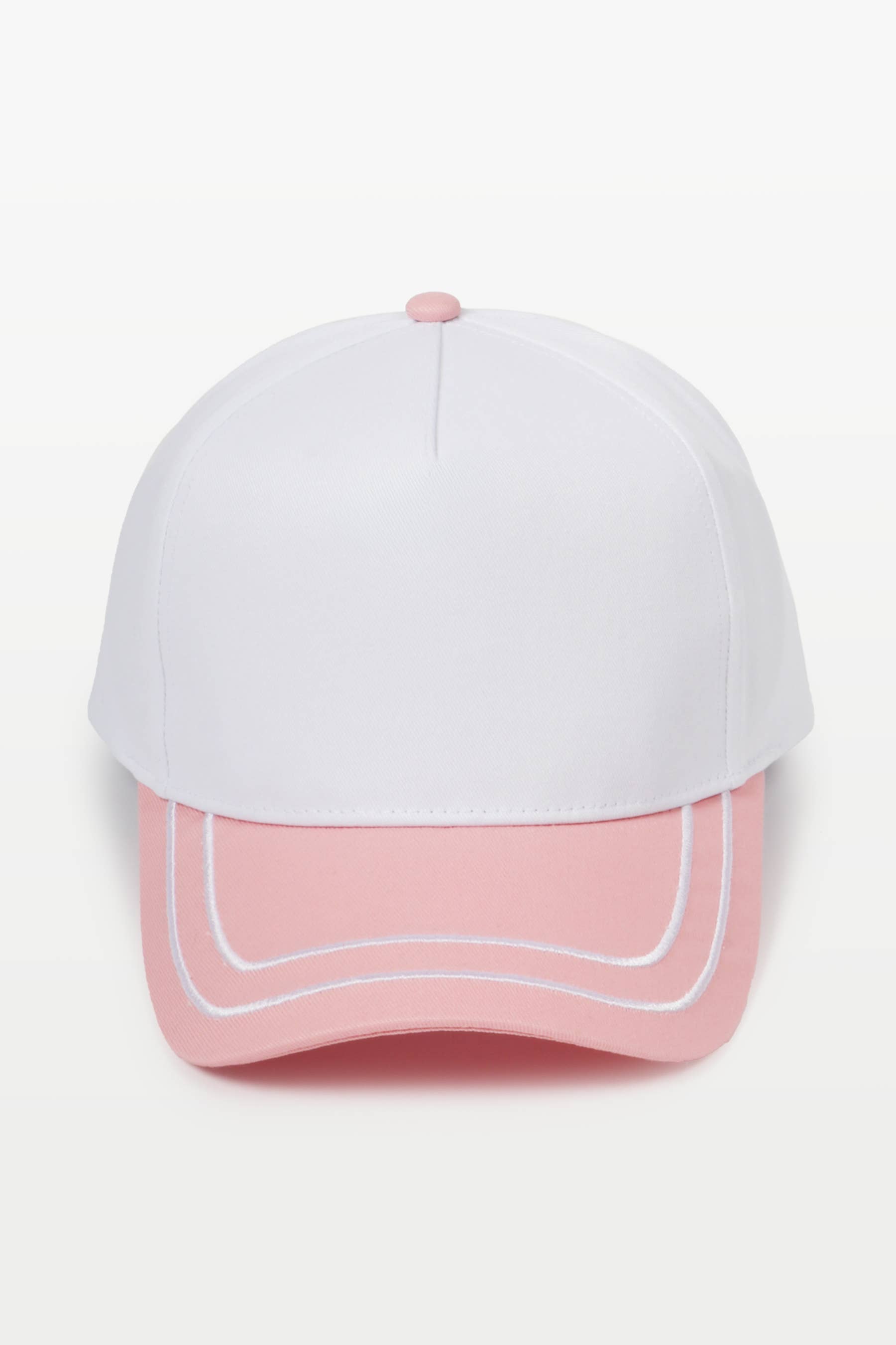 David And Young - Wholesale Baseball Cap - Unisex - Retro Stripe Brim Two Tone 5-Panel Cap0