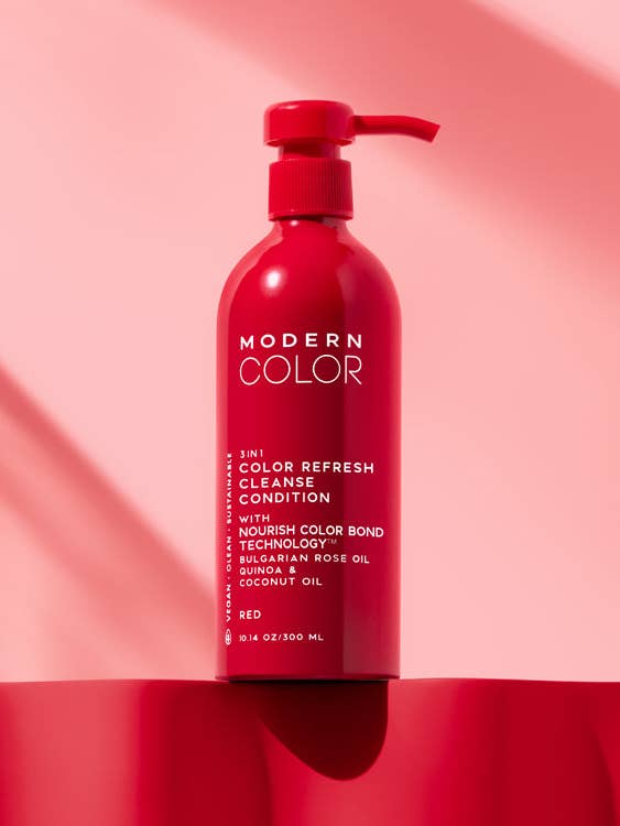 Soin 3-en-1 Rafraîchissement de Couleur + Nettoyage + Conditionnement - Rouge pour la vente par Modern Color