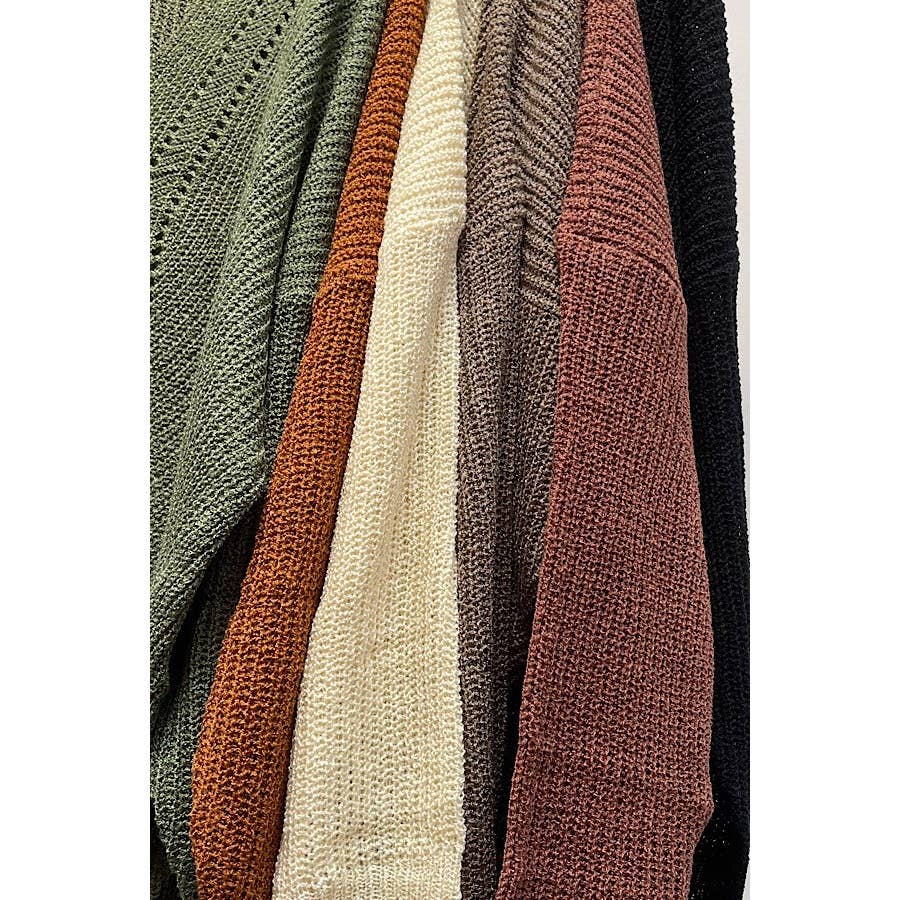 Curve Market - Wholesale Knit Sweater - Women's - PLUS SIZE V NECK KNIT SWEATER9