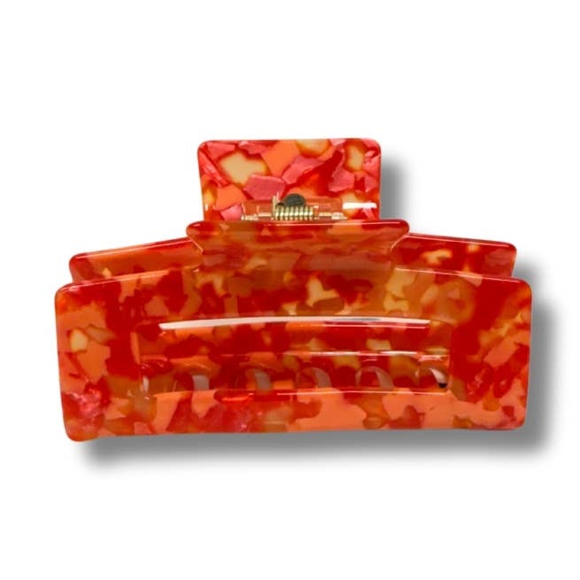Hair Clip - Colourclaw L "Marble Coral" for wholesale by Hairjewelz by Elle